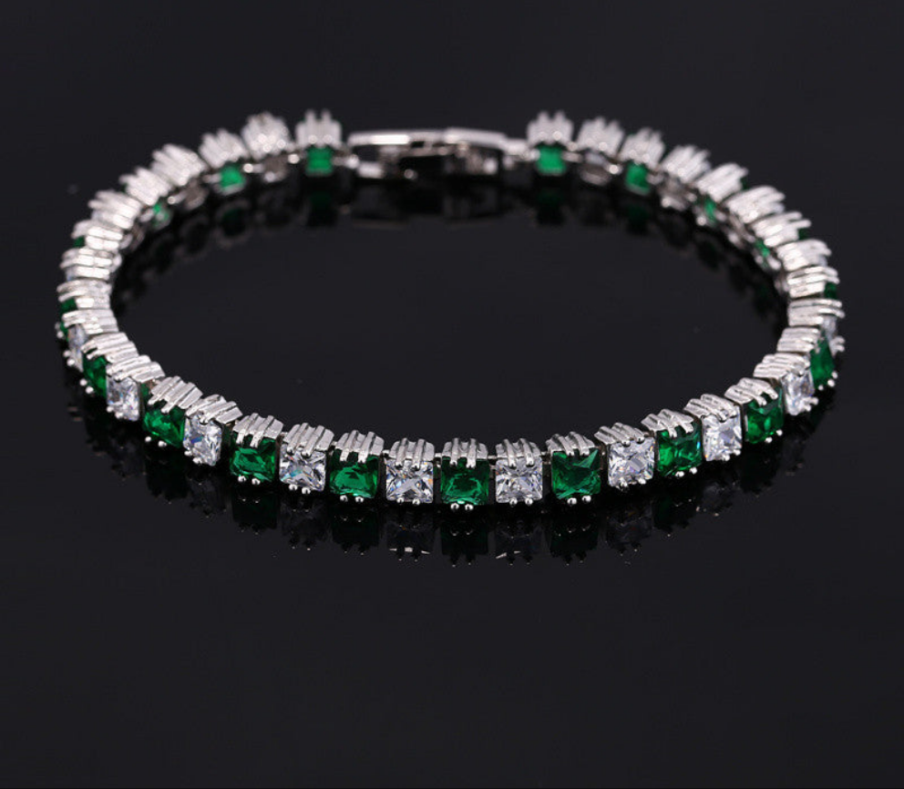 AAA Zircon Bracelet 💎 18K Real Platinum Plated Women’s Luxury Hand Jewelry | Elegant High-Grade Gift