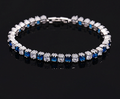 AAA Zircon Bracelet 💎 18K Real Platinum Plated Women’s Luxury Hand Jewelry | Elegant High-Grade Gift