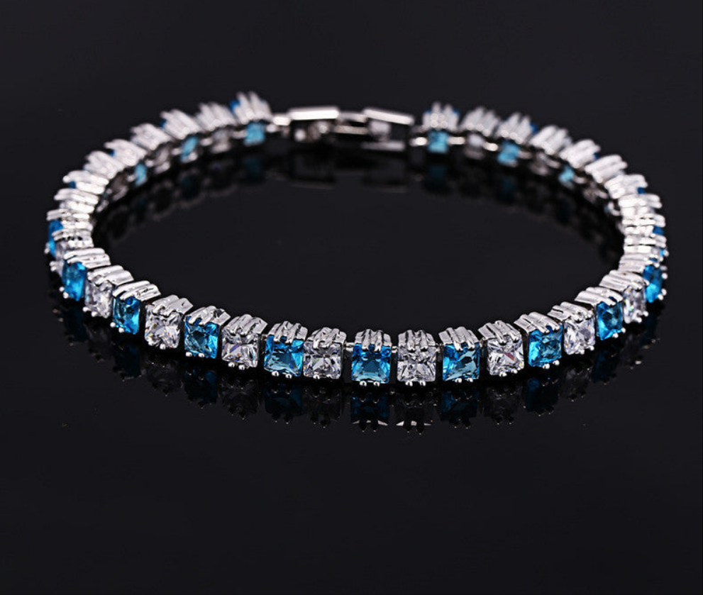 AAA Zircon Bracelet 💎 18K Real Platinum Plated Women’s Luxury Hand Jewelry | Elegant High-Grade Gift