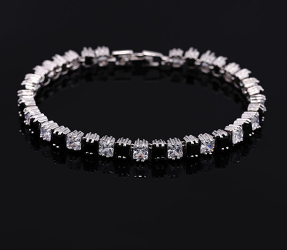 AAA Zircon Bracelet 💎 18K Real Platinum Plated Women’s Luxury Hand Jewelry | Elegant High-Grade Gift