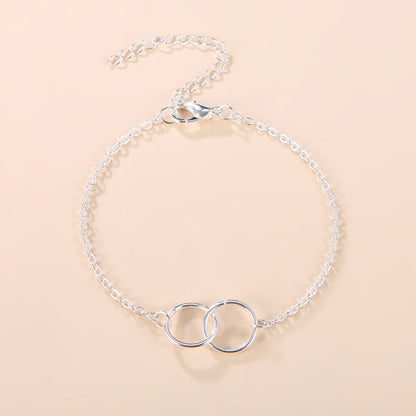 European And American Cross-border New Fashion Simple Jewelry Metal Open Ring Bracelet Valentine's Day Gift Bracelet